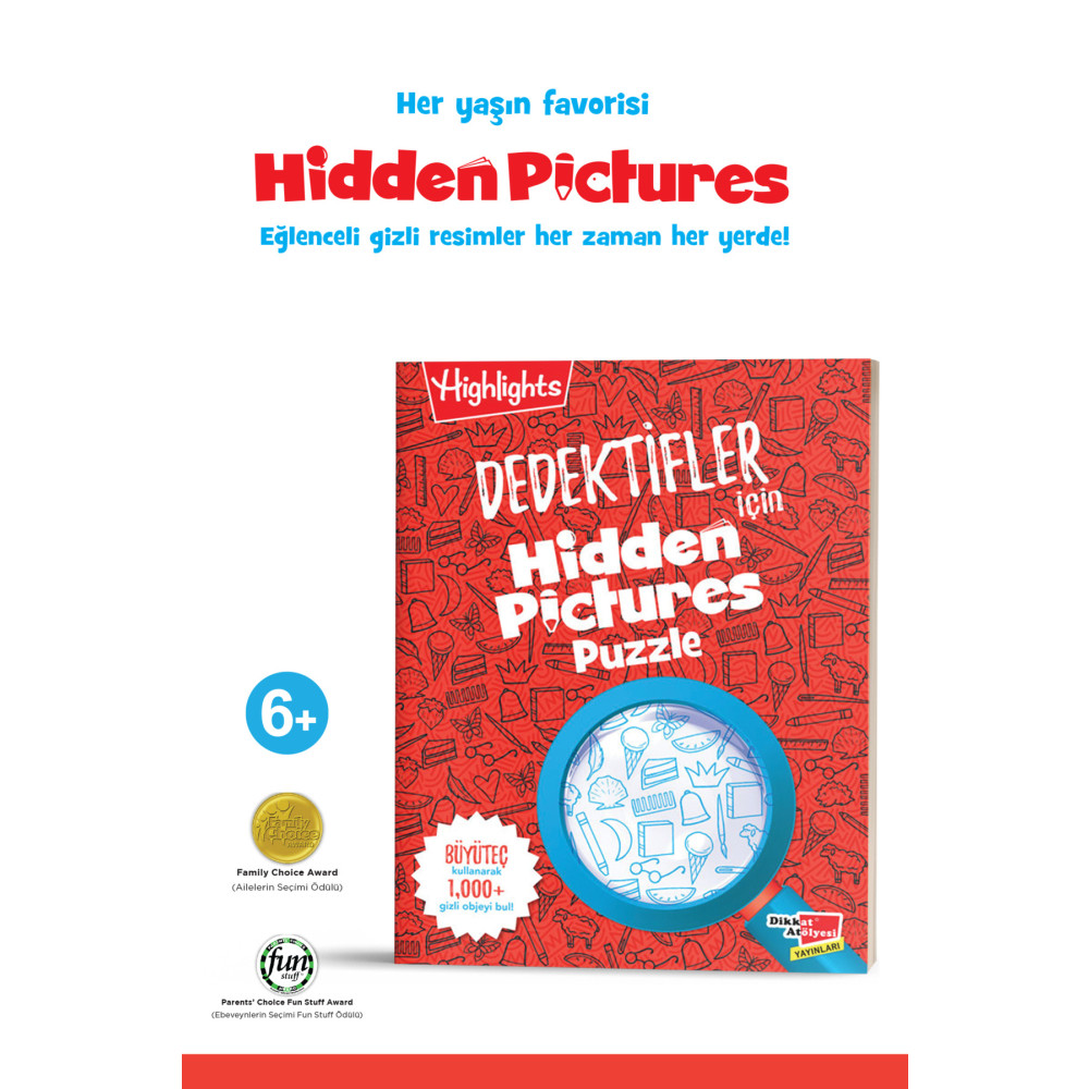 Dikkat Atölyesi Yayınları Dedektifler Için Hidden Pictures Puzzle Aktivite & Eğitici Kitaplar Fiyatı