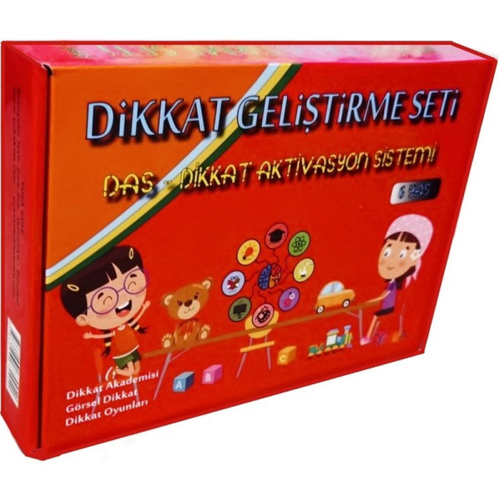 Dikkat Geliştirme Seti 6 Yaş ( 5 kitap) - Çetin Özbey Zihinsel Gelişim Kitapları Fiyatı