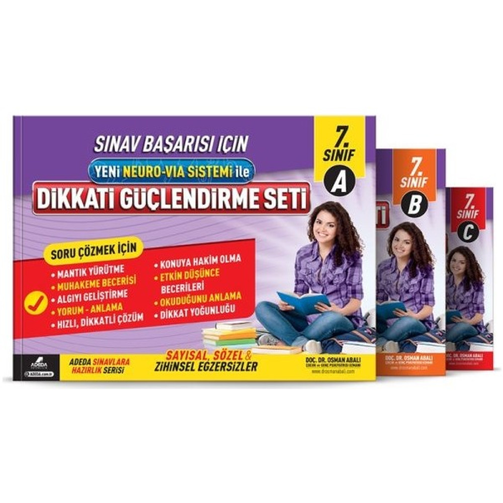 Dikkat Güçlendirme Set 7. Sınıf Kişisel Gelişim ve Psikoloji Fiyatı