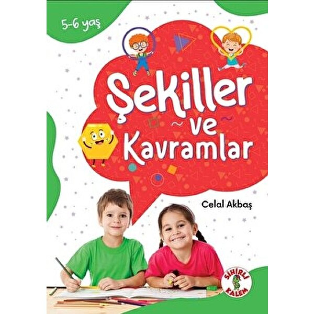 Dikkat Odaklı Etkinlik Kitabı Şekiller ve Kavramlar 5-6 Yaş -Celal Akbaş Zihinsel Gelişim Kitapları Fiyatı