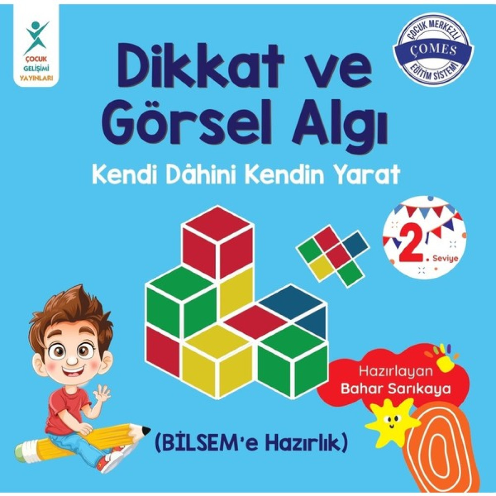 Dikkat ve Görsel Algı 2. Seviye - Bahar Sarıkaya Okul Öncesi Eğitici & Öğretici Kitaplar Fiyatı