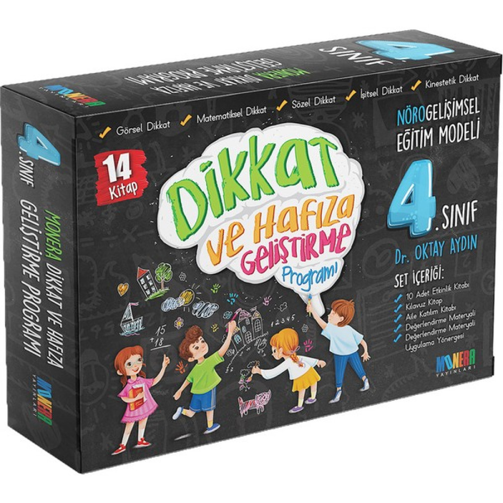 Dikkat ve Hafıza Geliştirme Programı 4. Sınıf - Oktay Aydın Zihinsel Gelişim Kitapları Fiyatı