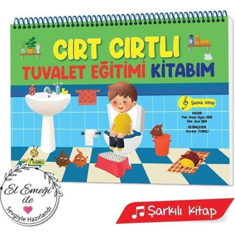 Dikkat ve Zeka Akademisi Cırt Cırtlı Tuvalet Eğitimi Kitabım - Renkli Eğitici Oyuncak Fiyatı