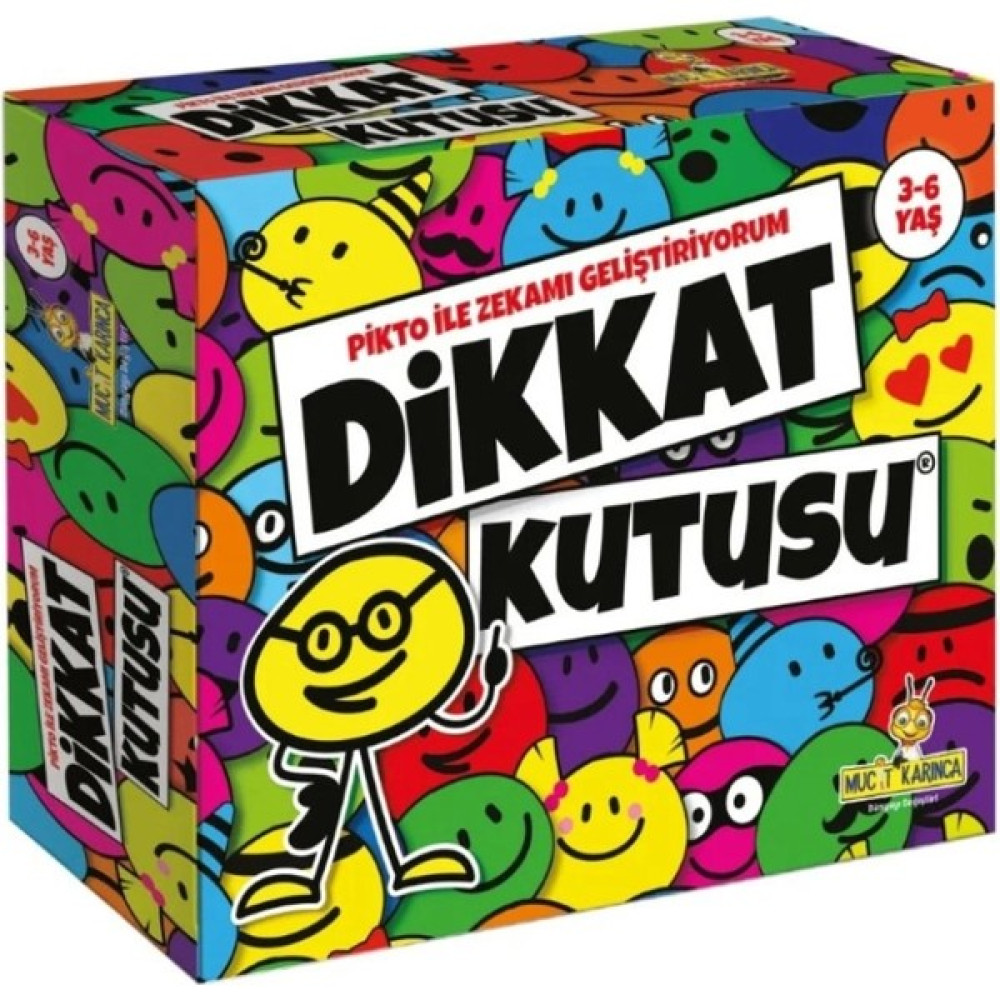 Dikkat ve Zeka Akademisi Dikkat Kutusu 3-6 Yaş Pikto ile Zekamı Geliştiriyorum - Renkli Eğitici Oyuncak Fiyatı