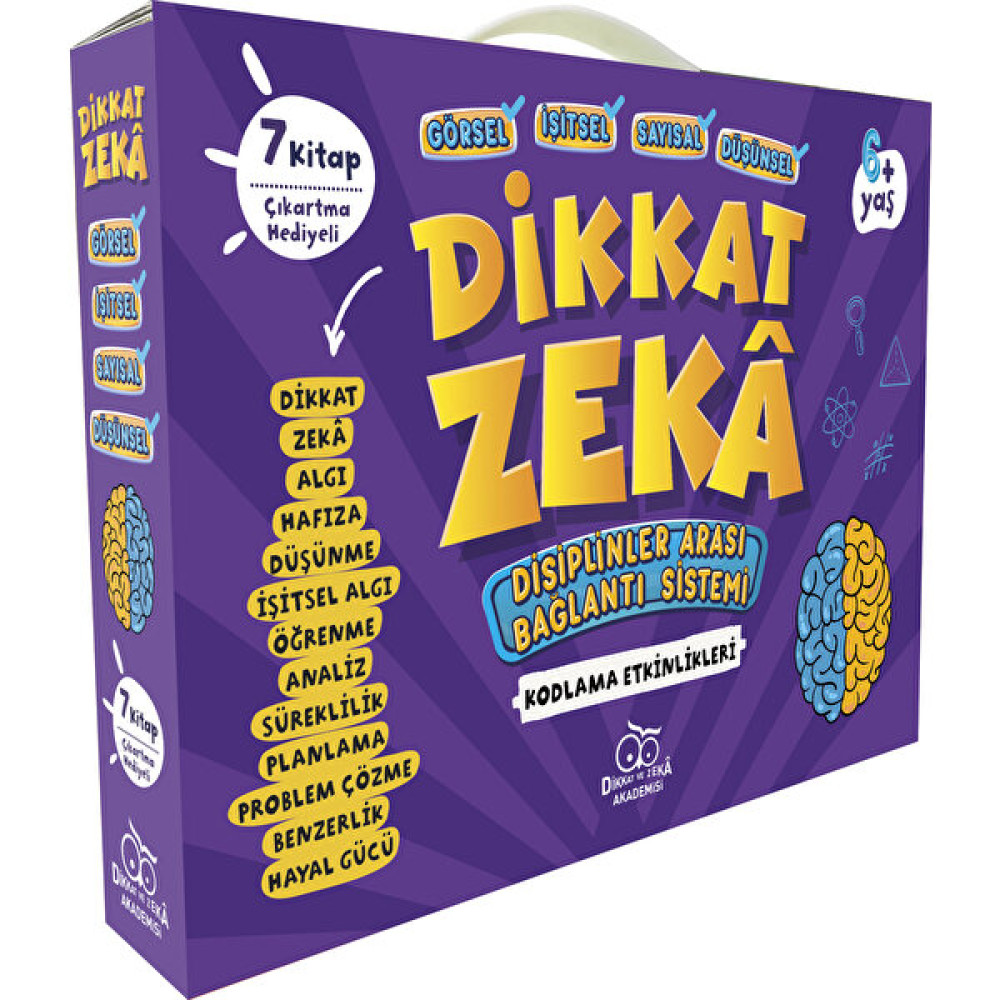 Dikkat Zeka Ana Sınıfı Seti 6 Yaş (7 Kitap) - Mehmet Türkdoğan Zihinsel Gelişim Kitapları Fiyatı