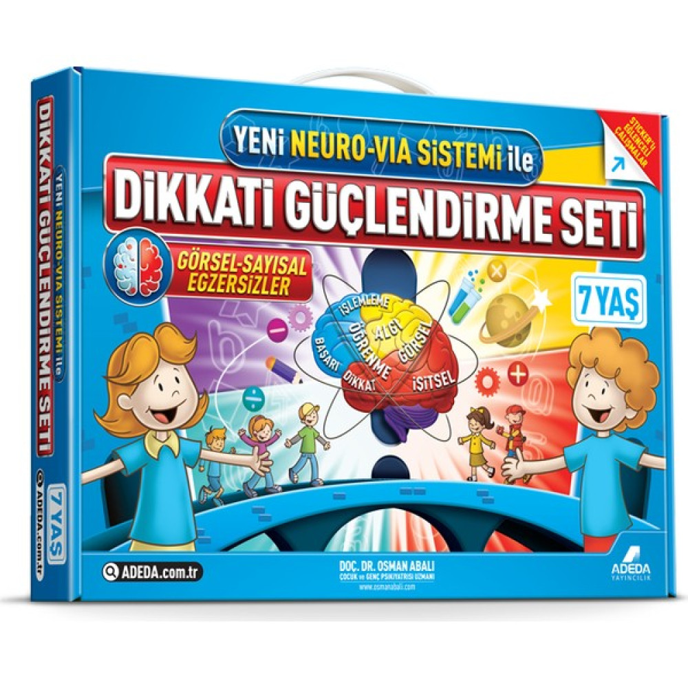 Dikkati Güçlendirme Seti 1. Sınıf - 7 yaş - Osman Abalı Zihinsel Gelişim Kitapları Fiyatı