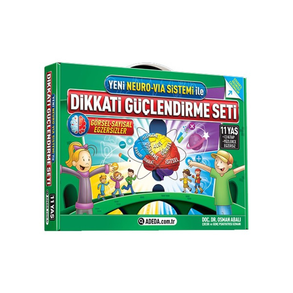 Dikkati Güçlendirme Seti 11 Yaş 5. Sınıf - Osman Abalı Zihinsel Gelişim Kitapları Fiyatı