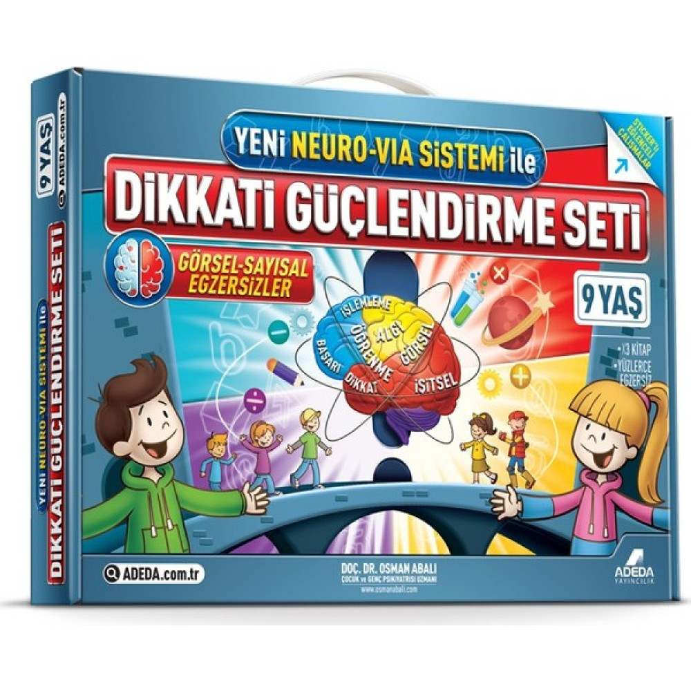 Dikkati Güçlendirme Seti 3. Sınıf - 9 Yaş - Osman Abalı Zihinsel Gelişim Kitapları Fiyatı