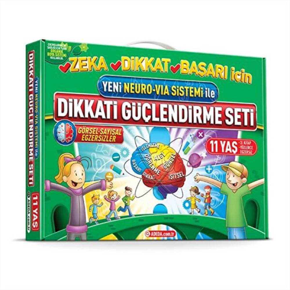 Dikkati Güçlendirme Seti - 5. Sınıf - 11 Yaş-Neuro Via Okul Öncesi Eğitici & Öğretici Kitaplar Fiyatı