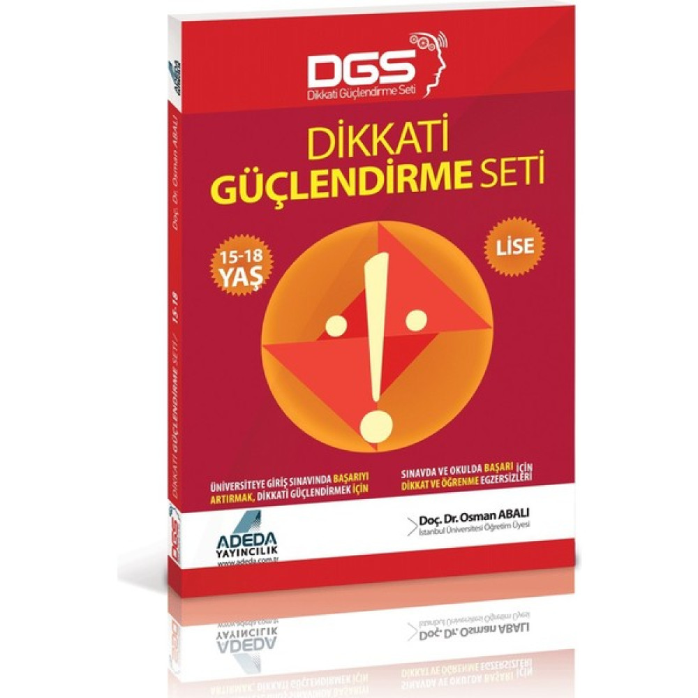 Dikkati Güçlendirme Seti Lise 15-18 Yaş - Osman Abalı Zihinsel Gelişim Kitapları Fiyatı