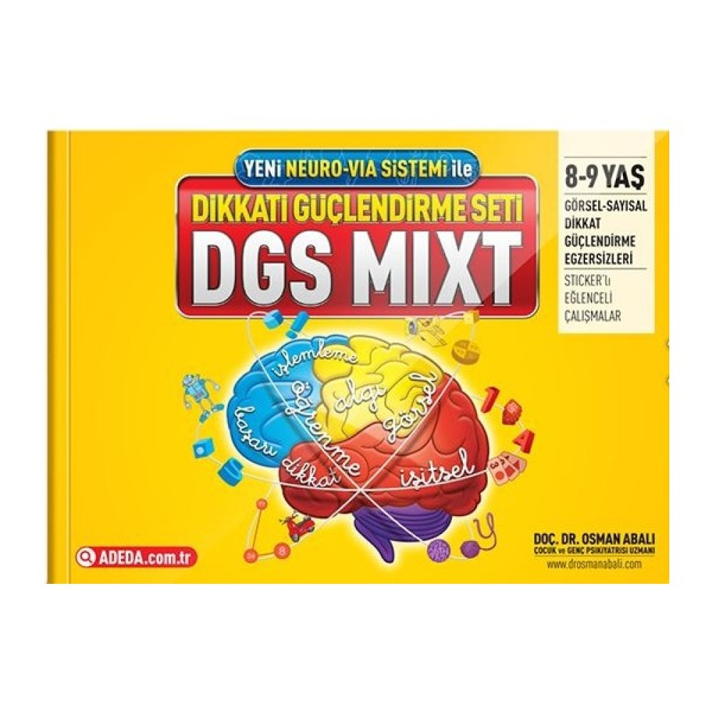 Dikkati Güçlendirme Seti Mixt 8-9 Yaş - Osman Abalı Zihinsel Gelişim Kitapları Fiyatı
