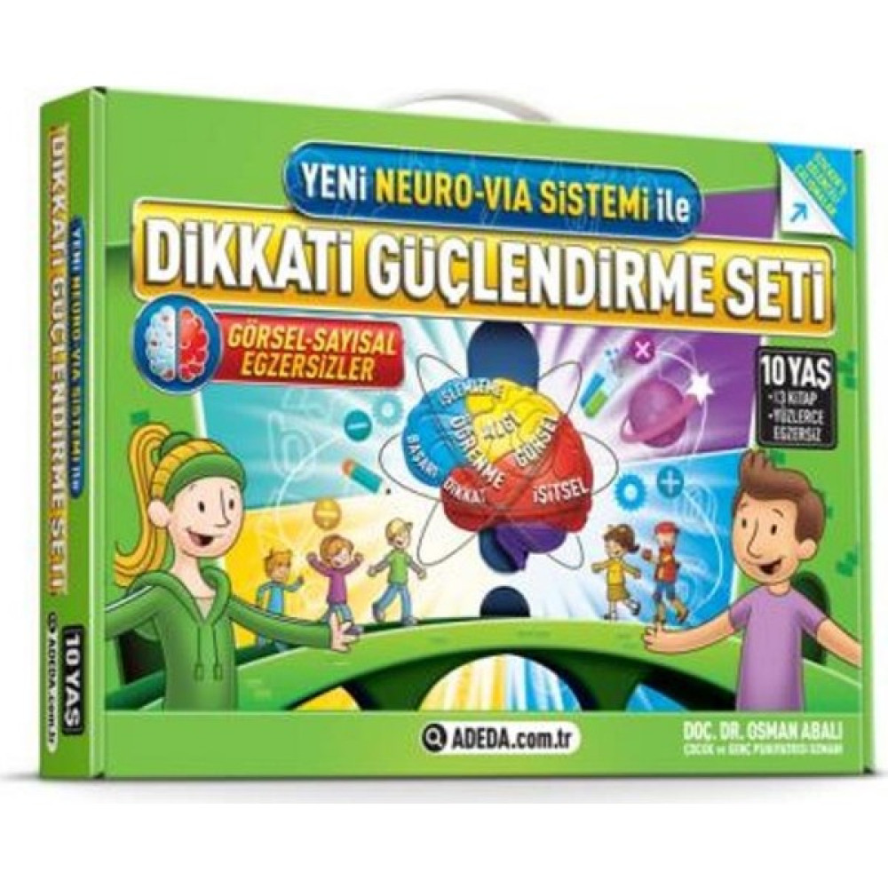Dikkati Güçlendirme Seti Plus 10 Yaş Yeni Neuro Via Sistemi İle - Osman Abalı Zihinsel Gelişim Kitapları Fiyatı