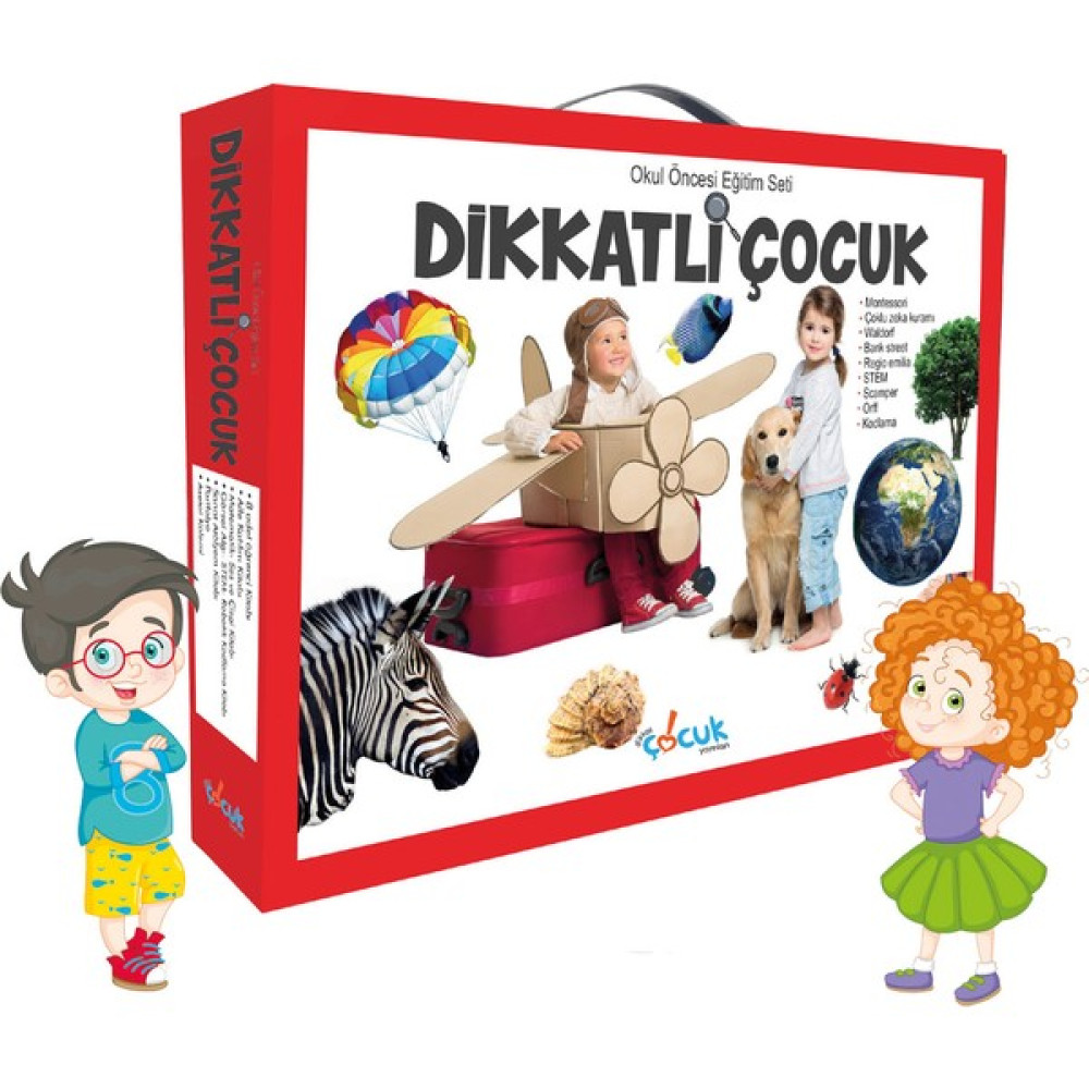 Dikkatli Çocuk Okul Öncesi Eğitim Seti - 5 Yaş Diğer Fiyatı