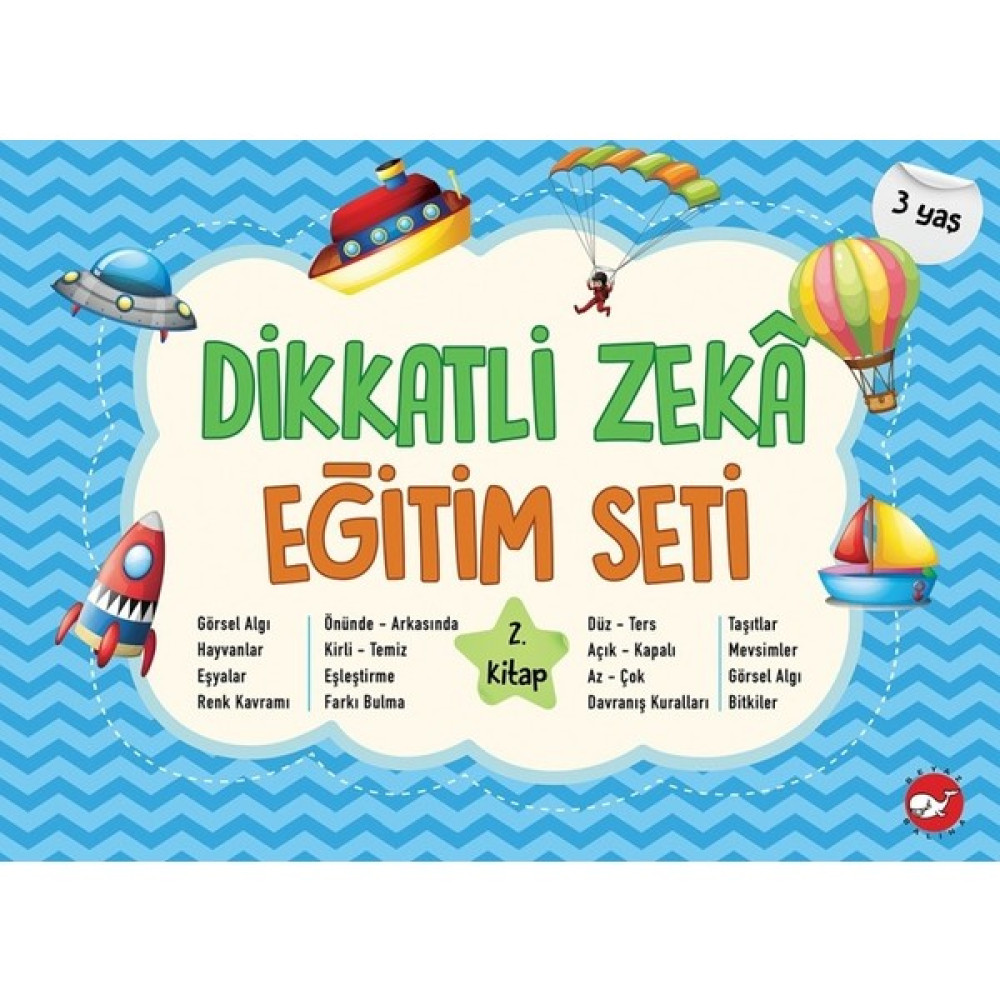 Dikkatli Zekâ Eğitim Seti 2. Kitap- 3 Yaş - Neşe Duran Zihinsel Gelişim Kitapları Fiyatı
