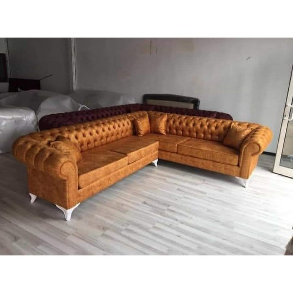 Dila's Home Çhester Köşe Takımı - Caramel Koltuk Fiyatı