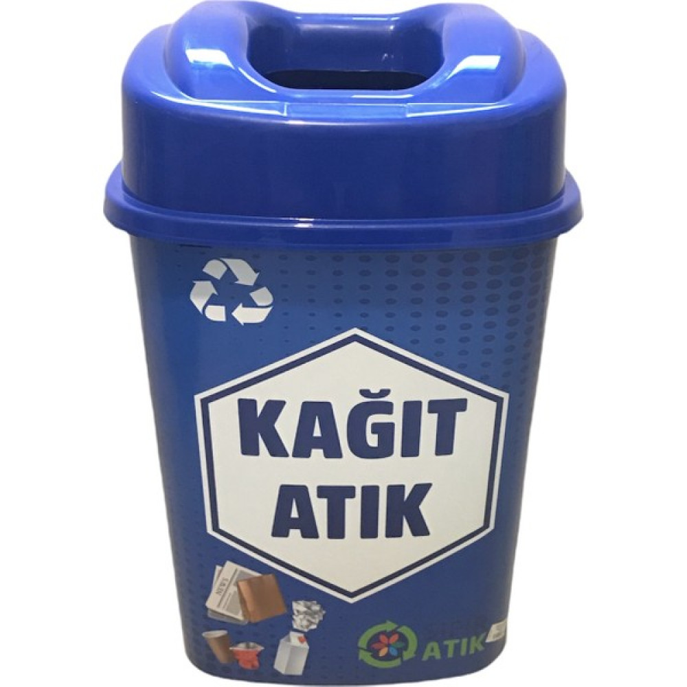 DilekStores Sıfır Atık Geri Dönüşüm Kağıt Atık Kutusu 60 Lt Kargo Dahil - Gri Dekoratif Bahçe Ürünleri Fiyatı