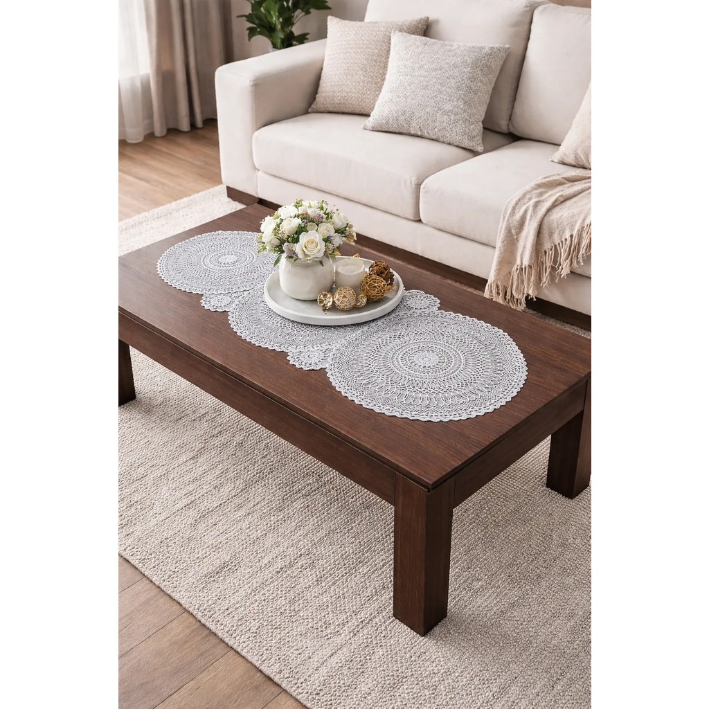 Dilex DİLEX Nakışlı Runner Masa Örtüsü Gri 37x115 cm – Dantel Detaylı Şık Masa Runner, Günlük ve Çeyizlik - Açık Gri - 37 x 115 cm SSD / Solid State Drive Fiyatı