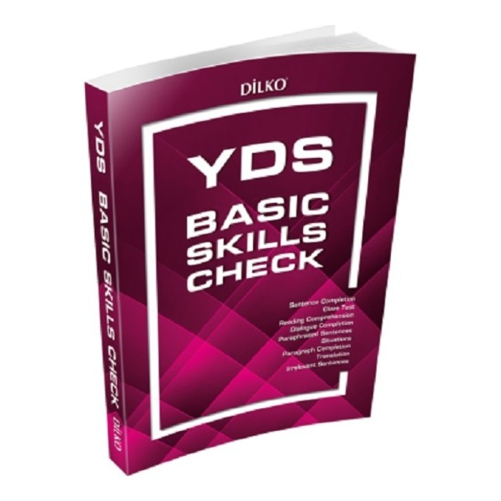 Dilko Yayıncılık Yds Basic Skills Check Yabancı Dil Öğretici Kitaplar ve Eğitim Setleri Fiyatı