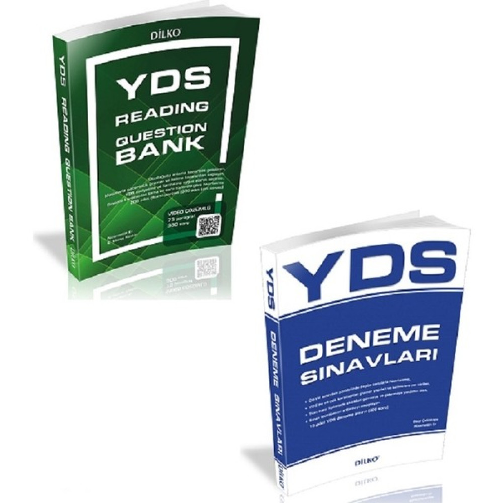 Dilko Yayıncılık YDS Reading Question Bank Video Çözümlü + Dilko YDS Deneme Sınavları YDS Fiyatı