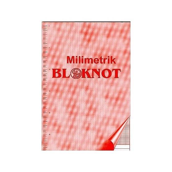 Dilman A3 Milimetrik Kırmızı Bloknot