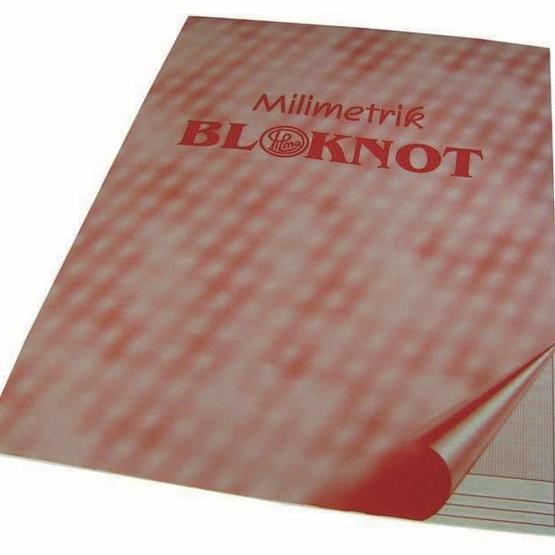 Dilman A3 Milimetrik Kırmızı Bloknot
