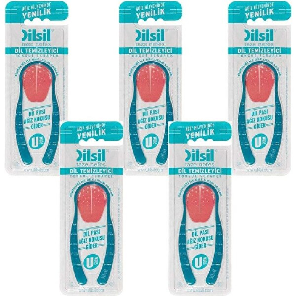 Dilsil Dil Temizleyici 5'li Set Diş Fırçaları Fiyatı