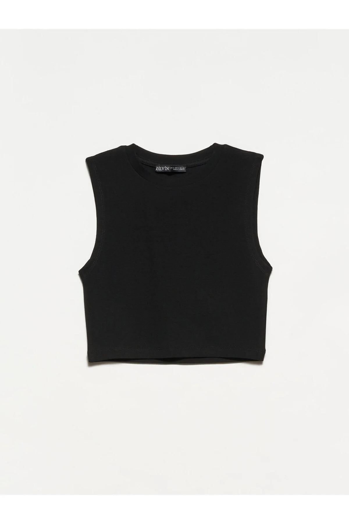Dilvin 30125 Crop Top-siyah L Beden Bluz Fiyatı