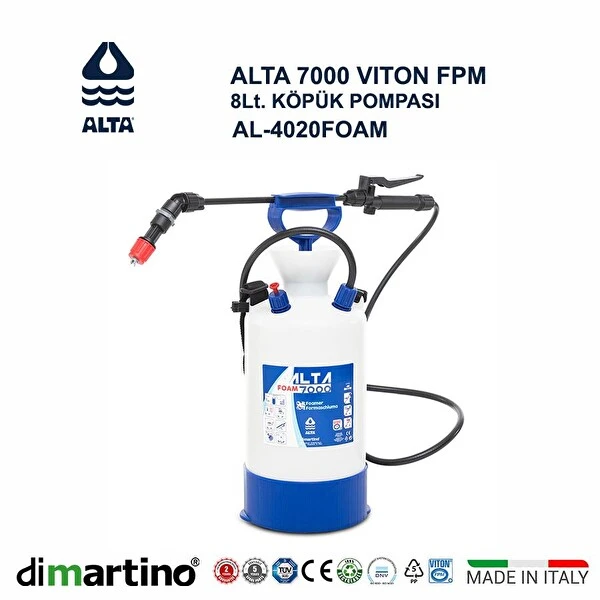 Dimartino Alta 7000 Foam FPM Viton Köpük Pompası 8 Lt. Oto Genel Temizlik Fiyatı