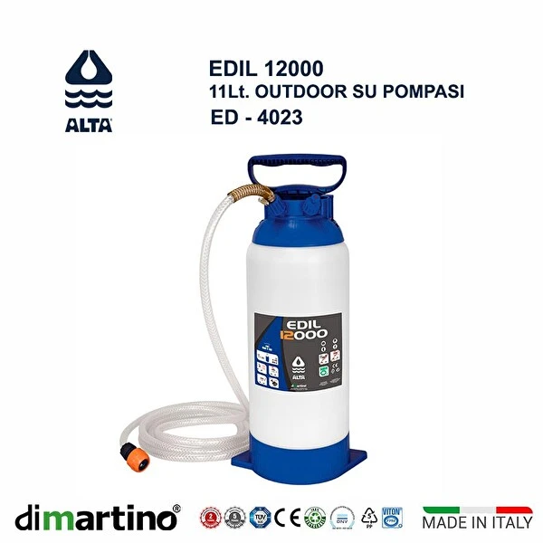 Dimartino Edil 12000 Outdoor Su Pompası 12 Lt. Oto Genel Temizlik Fiyatı