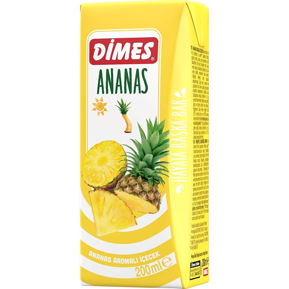 Dimes Ananas Aromalı İçecek 200 ml Limonata ve Meyve suyu Fiyatı