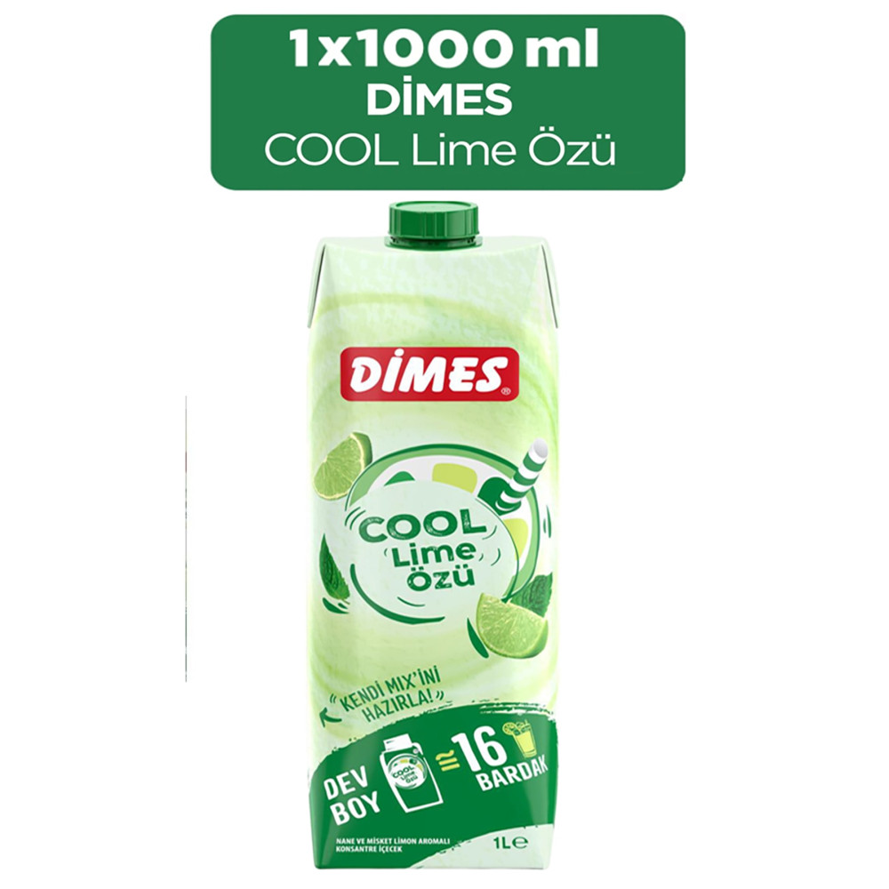 Dimes Cool Lime DEV BOY 1000 ML İçecek Fiyatı