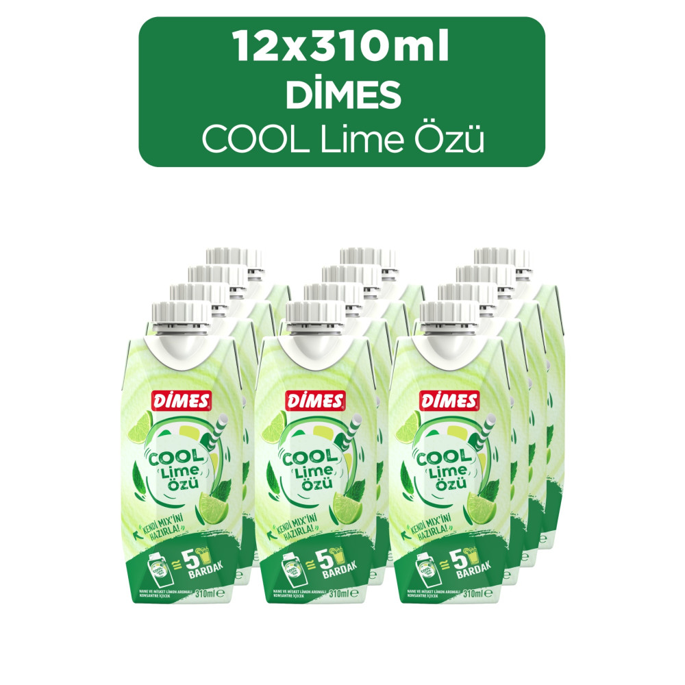 Dimes Cool Lime Özü 310 Ml 12li İçecek Fiyatı