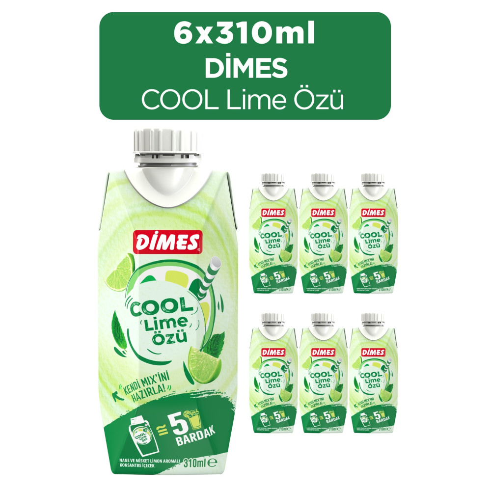 Dimes Cool Lime Özü 310 Ml 6lı Paket İçecek Fiyatı