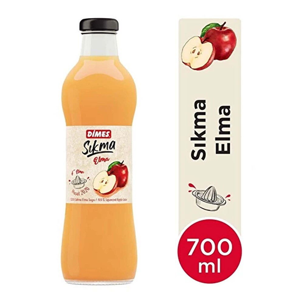 Dimes Sıkma Elma Suyu 700 ml Limonata ve Meyve suyu Fiyatı