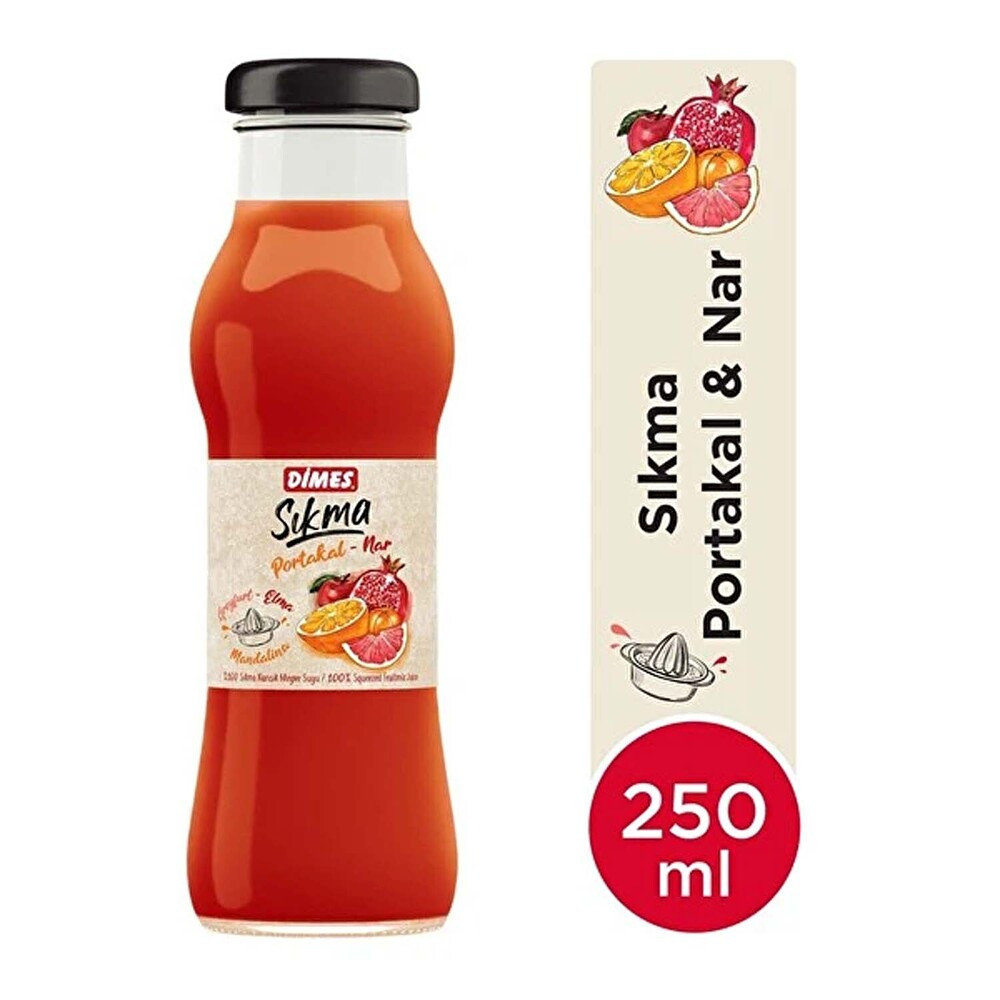 Dimes Sıkma Karışık Meyve Suyu 250 ml Cam Limonata ve Meyve suyu Fiyatı