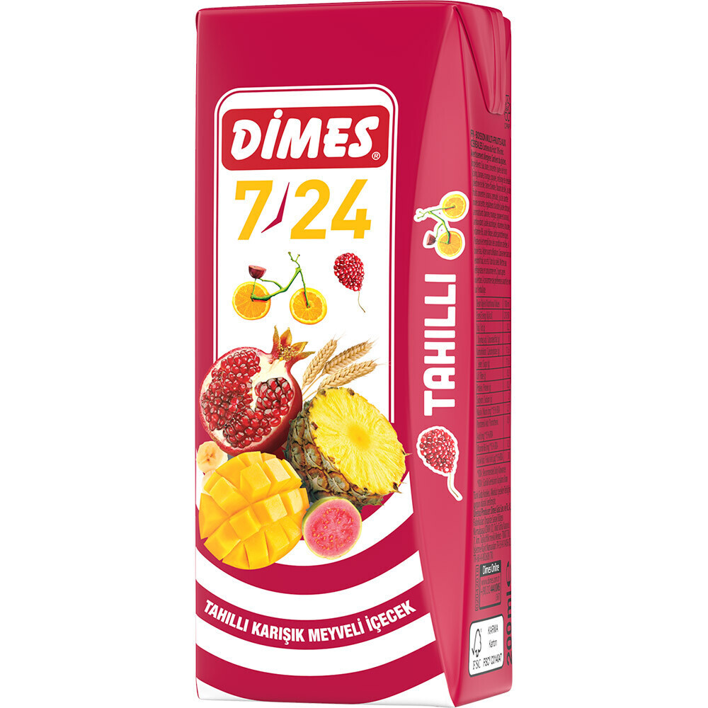 Dimes Tahıllı Karışık Meyve suyu Nektarı 7/24 Limonata ve Meyve suyu Fiyatı