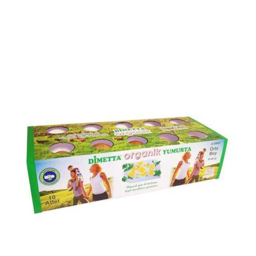 Dimetta Organik Yumurta 10'Lu Yumurta Fiyatı