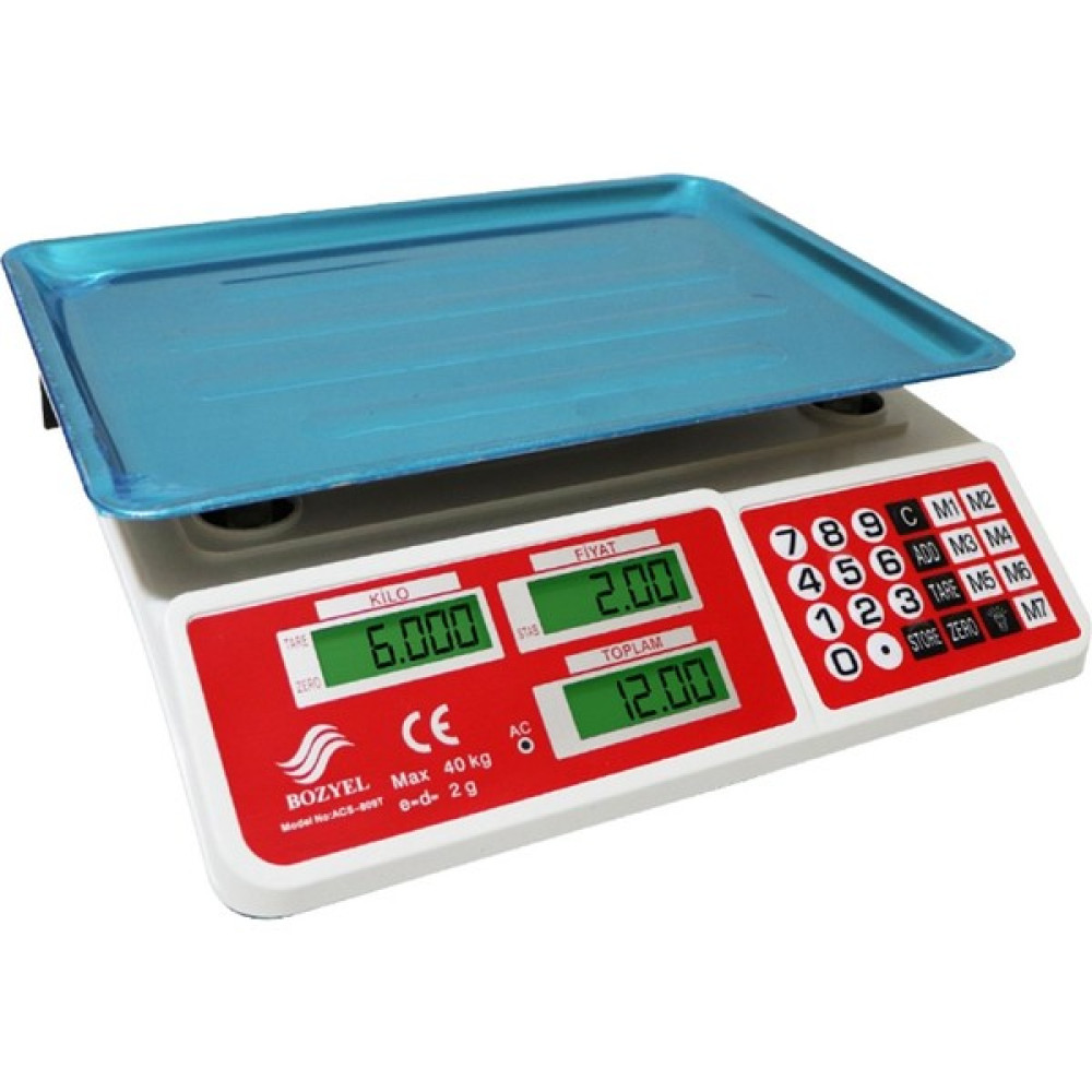 Dinamic Sinko/bozyel ACS-809T 40 kg Elektronik Terazi (2 gr Hassasiyet) Görüntü Sistemleri Fiyatı