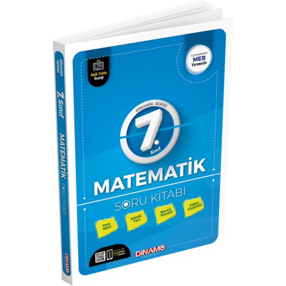 Dinamo Yayınları 7. Sınıf Matematik Soru Kitabı Video Çözümlü Temel Yeterlilik Testi (TYT) Fiyatı