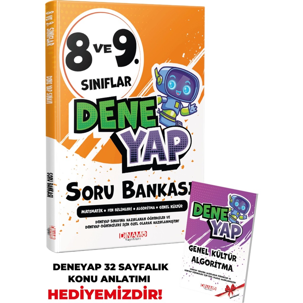 Dinamo Yayınları 8 ve 9. Sınıf Deneyap Soru Bankası LGS Hazırlık Setli Ürün 2026 Basım SSD / Solid State Drive Fiyatı