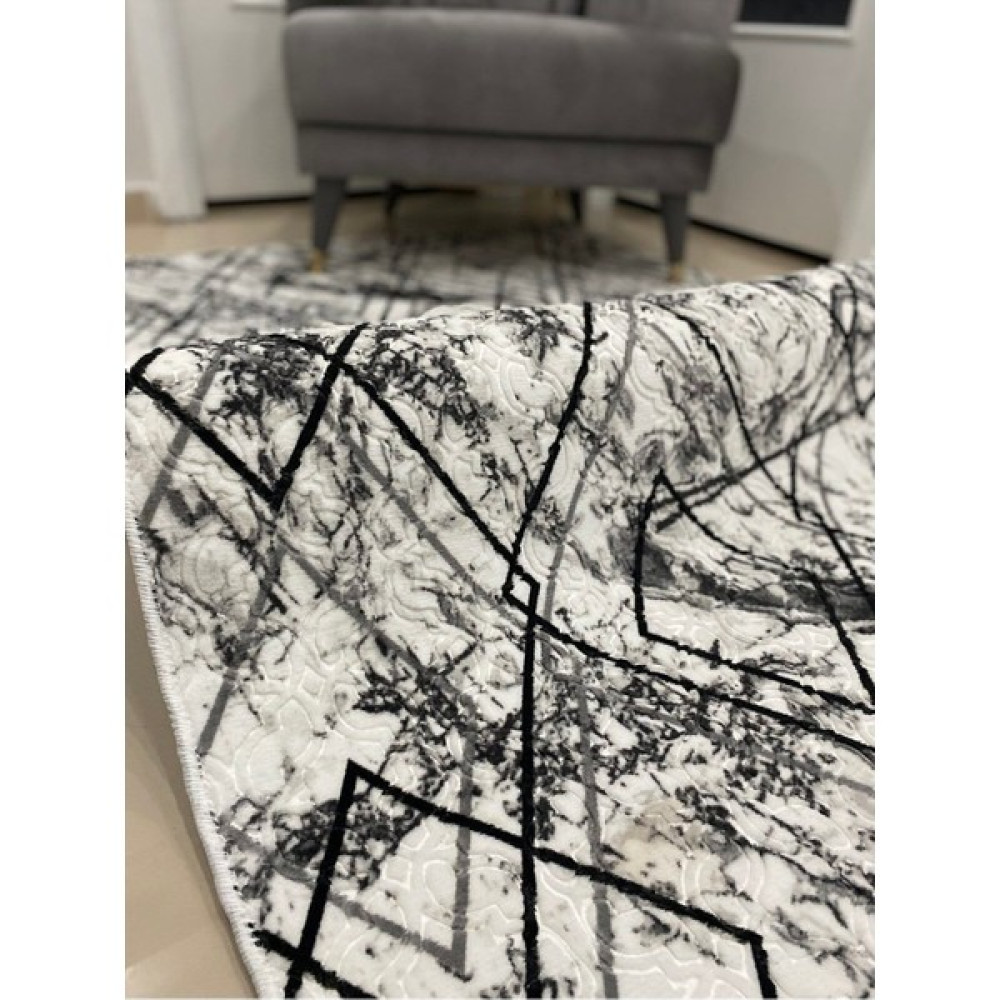 Dinarsu Halı Dinarsu Kaymaz Halı Marsel Gri Kaymaz Taban Yolluk - 80 x 150 cm Yolluk Fiyatı