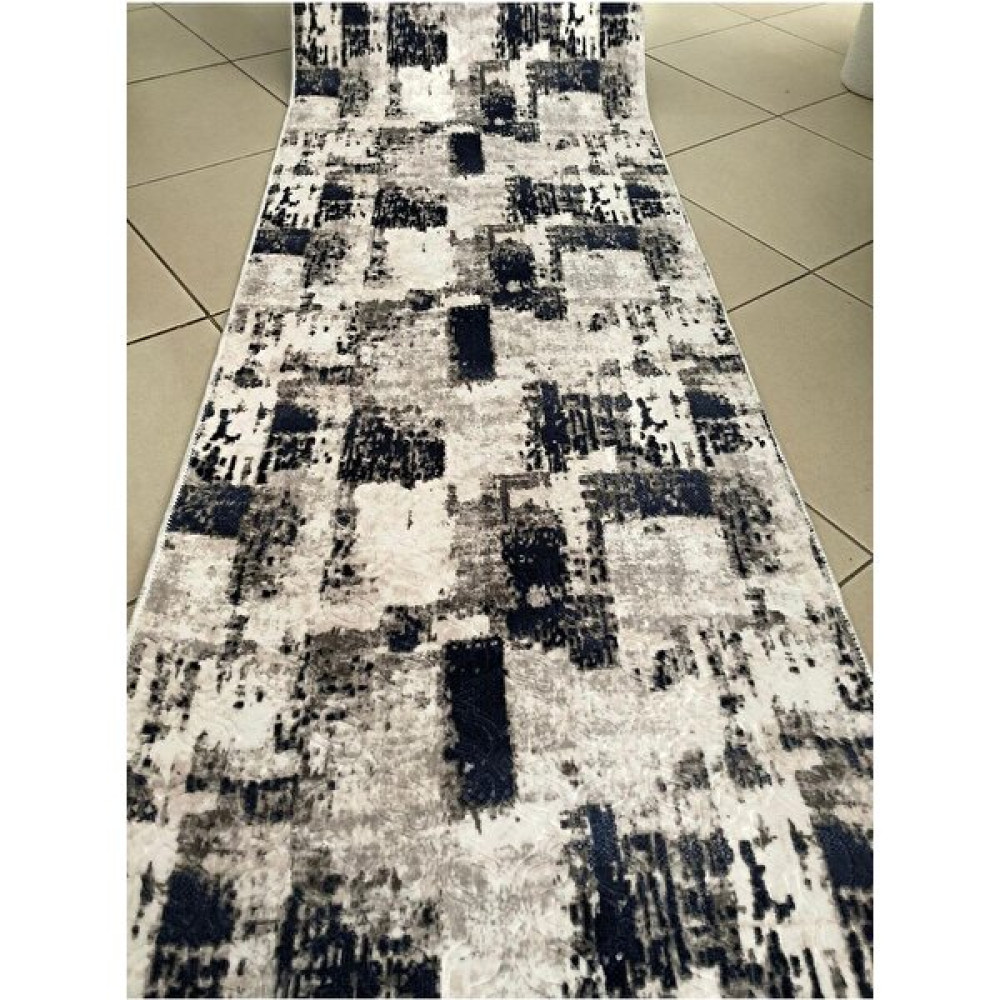 Dinarsu Halı Dinarsu Kaymaz Halı Safir Mavi Kaymaz Taban Yolluk - 80 x 150 cm Yolluk Fiyatı