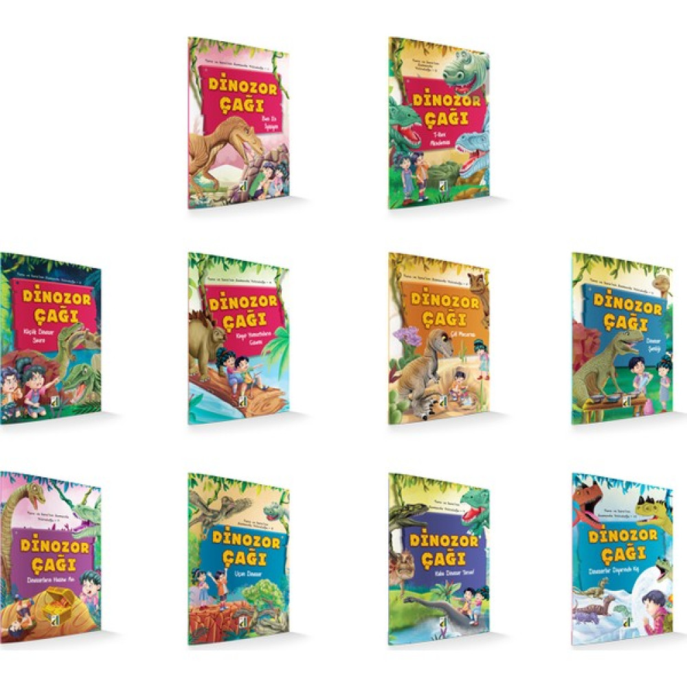 Dinazor Çağı (10 Kitap) - Emine Tuğçe Dönmez Çocuk Masal Fiyatı