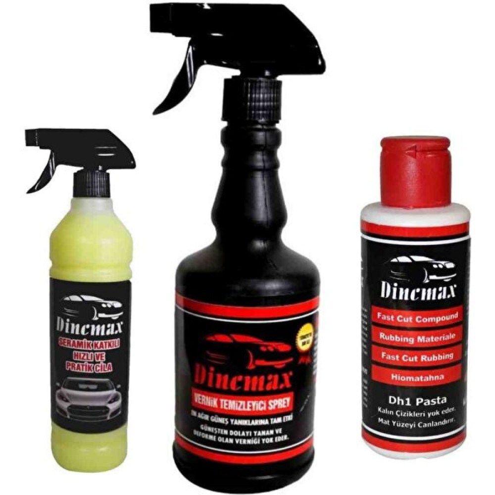 Dincmax Dinçmax Oto Güneş Yanığı Mini Set Oto Genel Temizlik Fiyatı