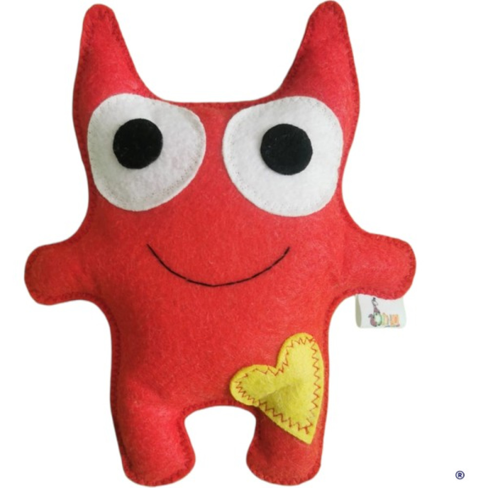 Dino Oyuncak Dino Pet Oyuncak - Kedi Naneli (Catnipli) Kedi Oyuncağı - Keçe Kırmızı Canavar Evcil Hayvan Ürünleri Fiyatı