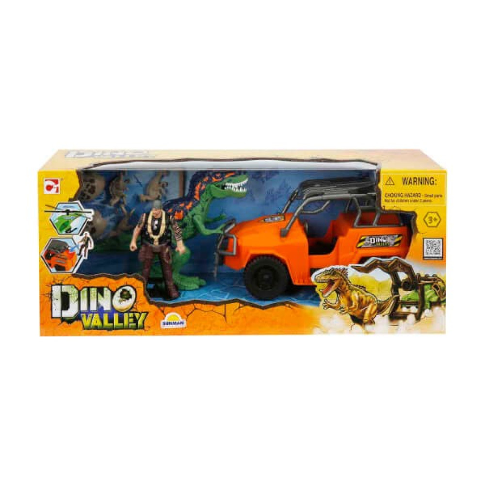 Dino Valley Dinozor Saldırısı Oyun Seti Turuncu Jeep Oto Boyaları Fiyatı
