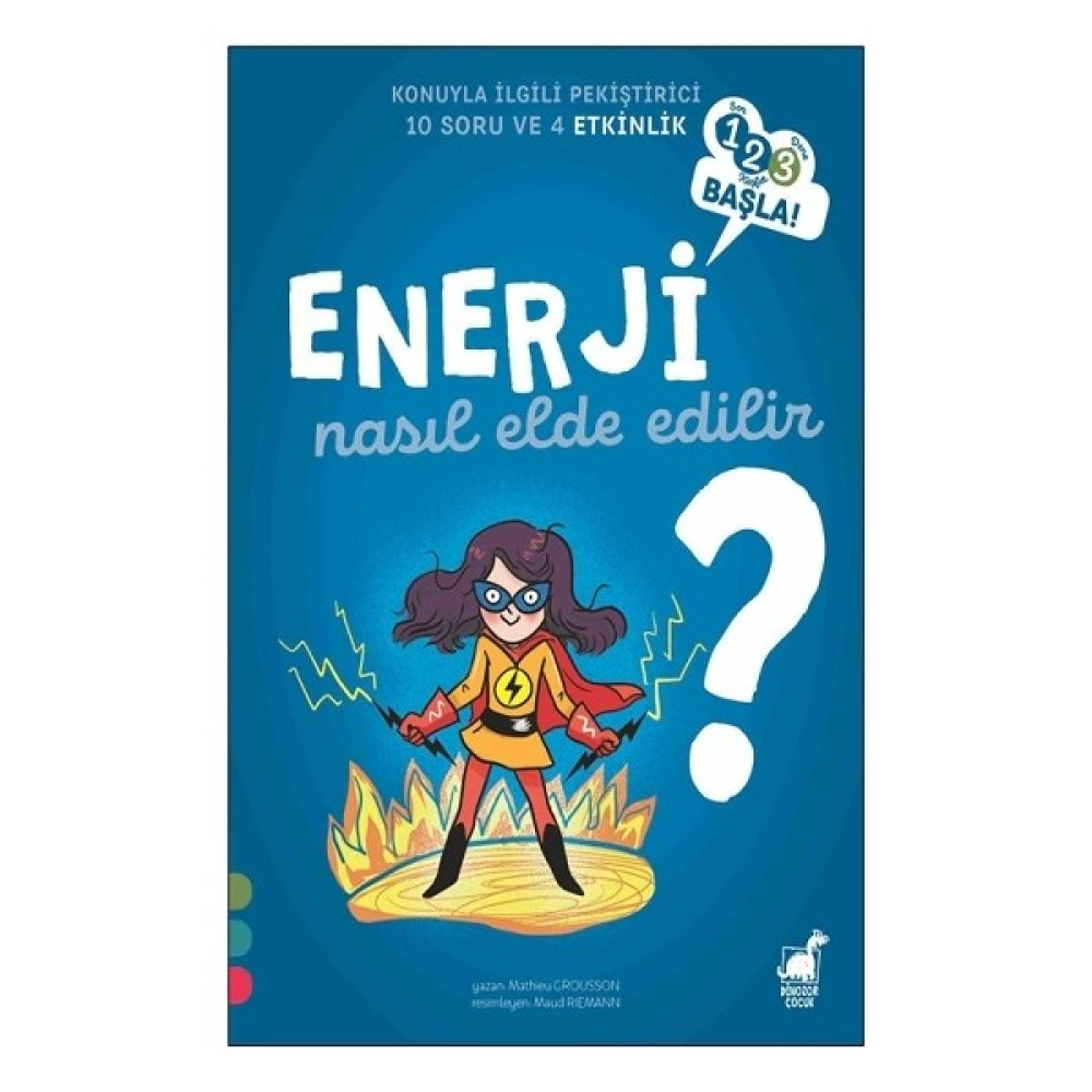 Dinozor Çocuk Enerji Nasıl Elde Edilir? - 1 2 3 Başla Serisi - Mathieu Grousson Çeviri Romanlar Fiyatı