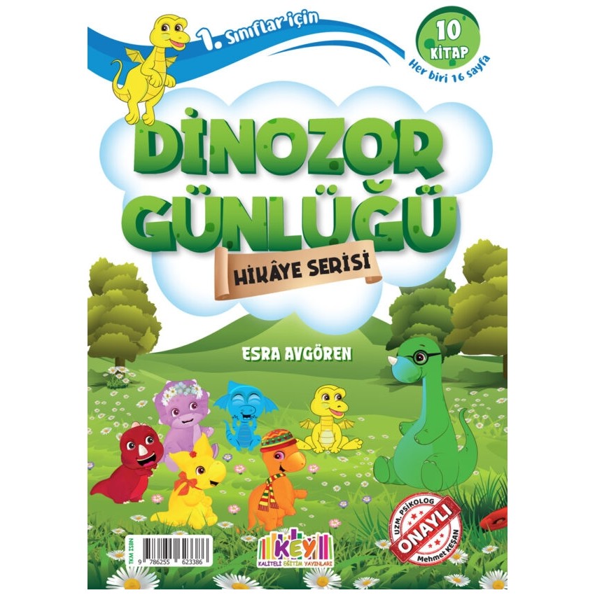 Dinozor Günlüğü 10 Kitaplık Hikaye Seti 1. Sınıflar Için Psikolog Onaylı Key Yayınları Kitaplık Fiyatı