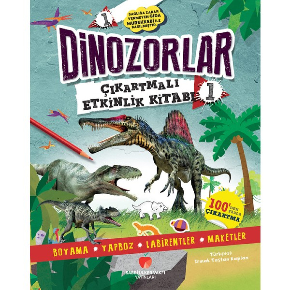 Dinozorlar Çıkartmalı Etkinlik Kitabı 1 - Penny Worms Çocuk ve Gençlik Fiyatı