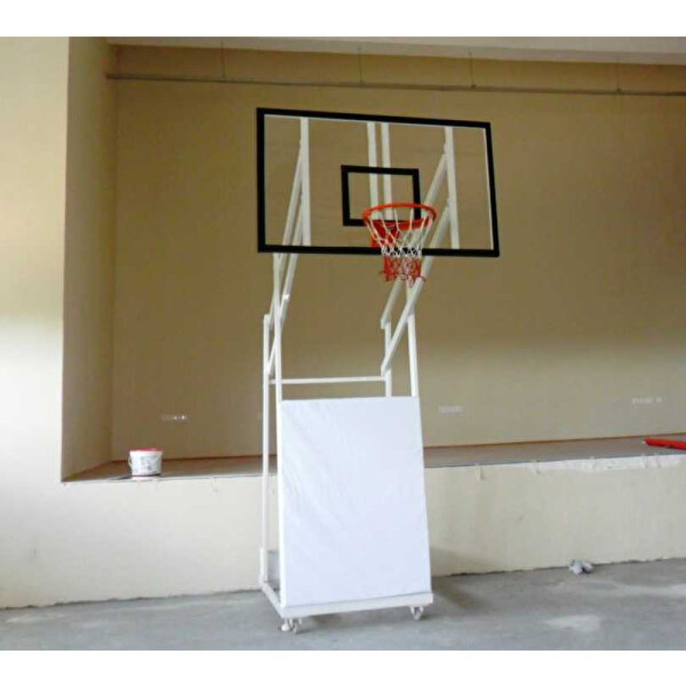 Diomond Seyyar 4 Direk Basketbol Potası 10 mm 105*180 Akrilik Cam Panya 45 Cm Sabit Çember Basketbol Ürünleri Fiyatı